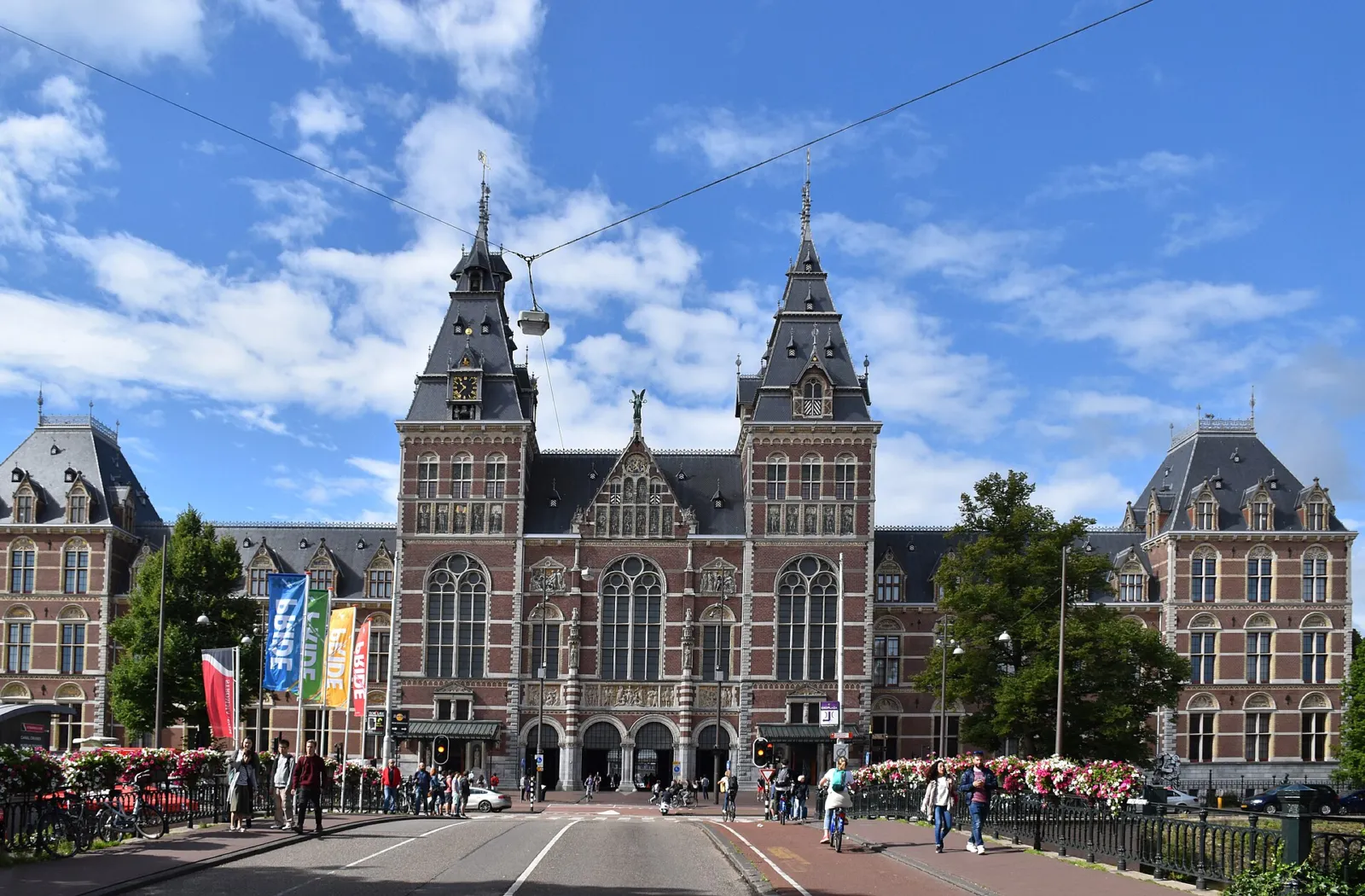 Fachada norte del Rijksmuseum desde la Stadhouderskade