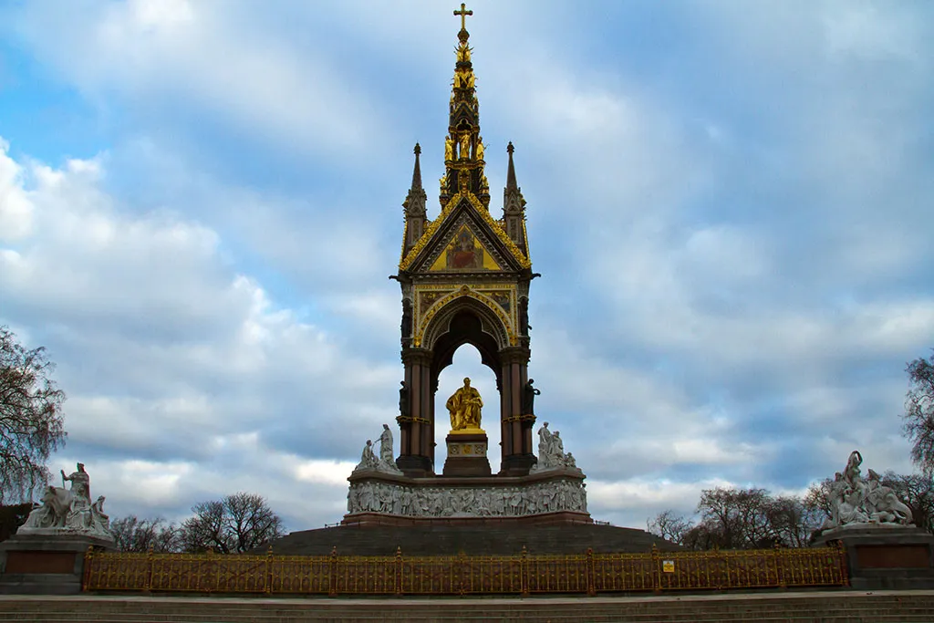 Foto al Monumento de Albert Memorial en Hyde Park
