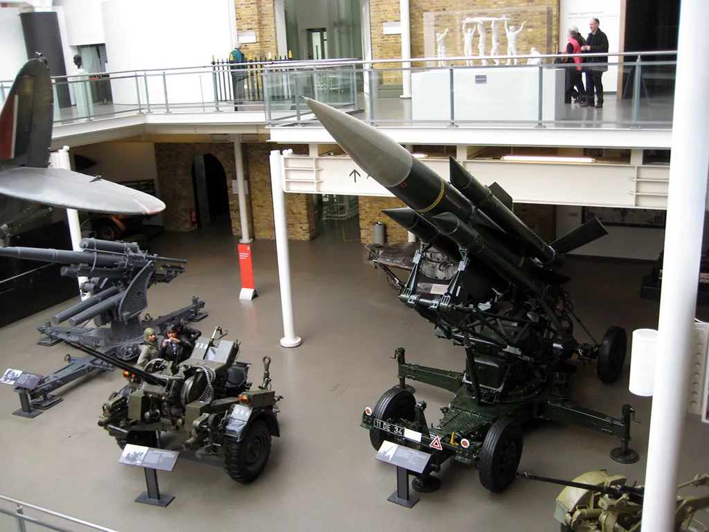 Artillería antiaérea del Imperial War Museum