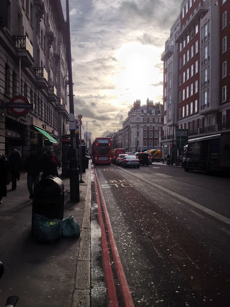 Calle Baker Street en Londres