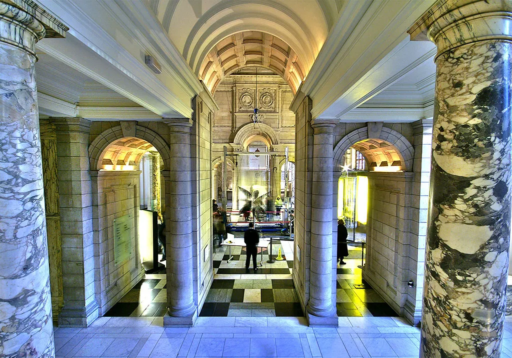 Interior del Museo de Victoria y Alberto de Londres
