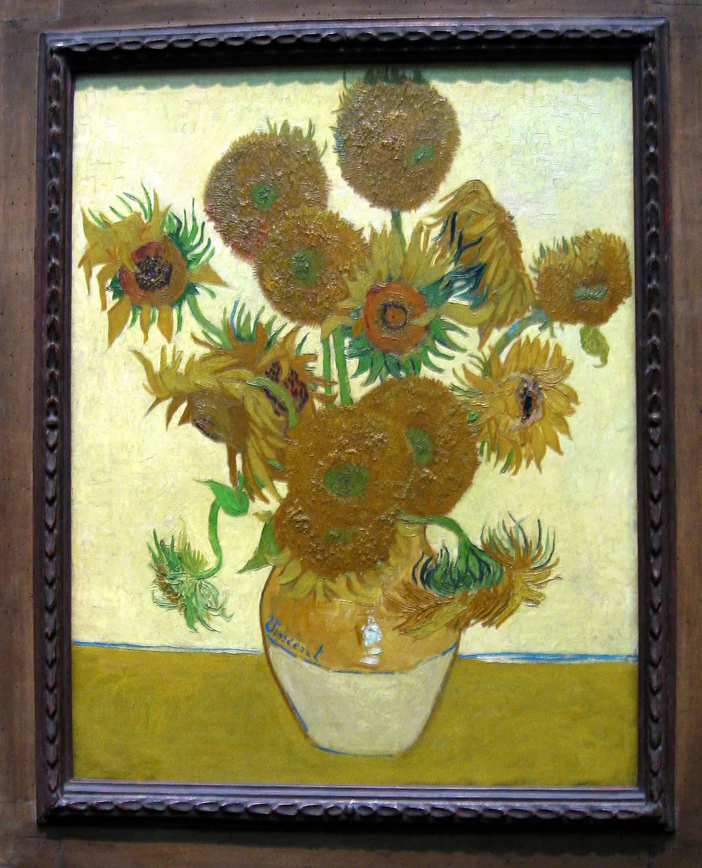 Cuadro de Los Girasoles de Van Gogh en el National Gallery