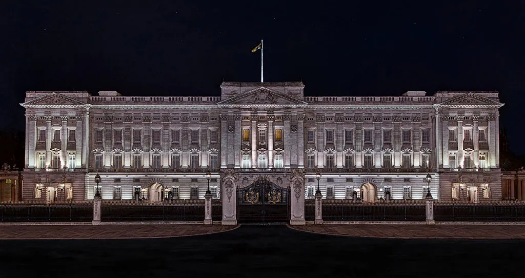 Foto del Palacio de Buckinghan de noche