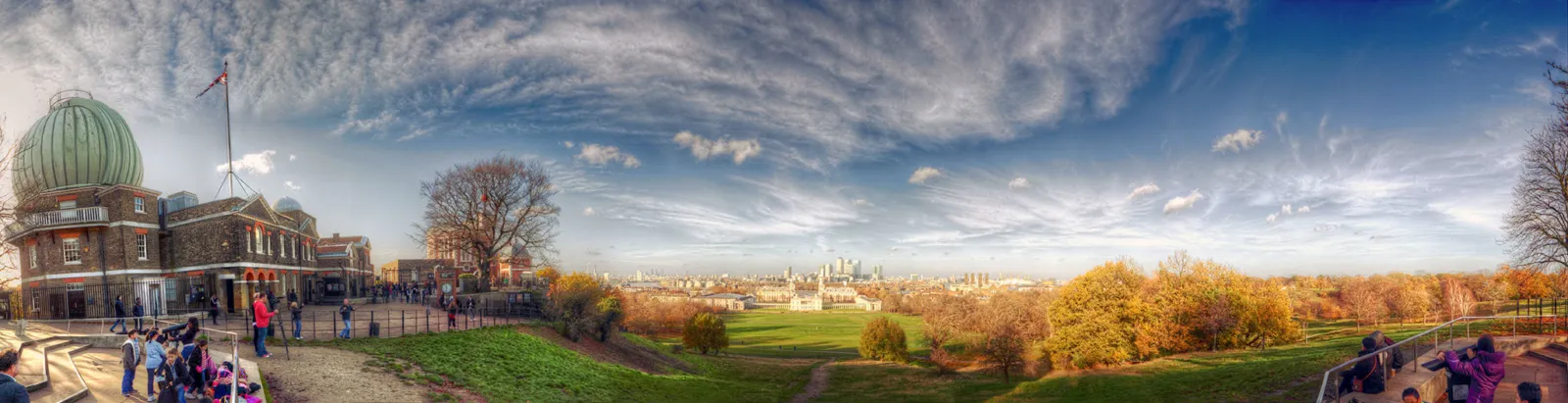 Panorámica del Observatorio de Greenwich
