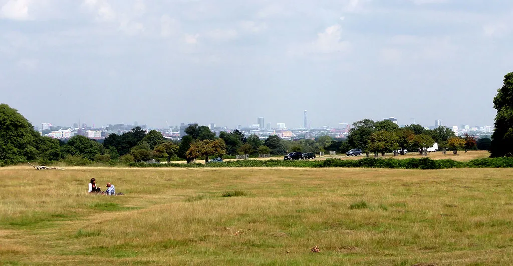 Panorámica del Skyline de Londres desde el Parque Richmond