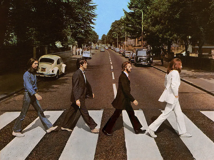 Portada de los Beatles, disco Abbey Road