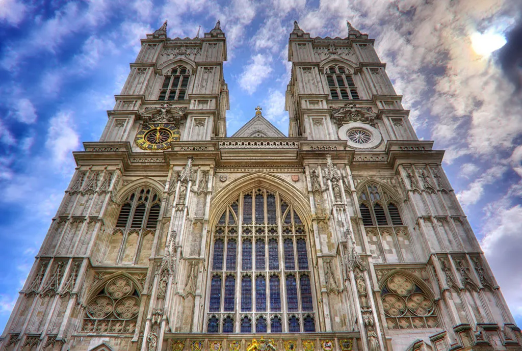 Fotos de las torres de la Abadía de Westminster en Londres