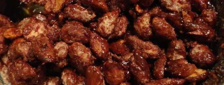 Almendras garrapiñadas