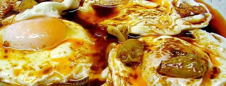 Huevos con ajo