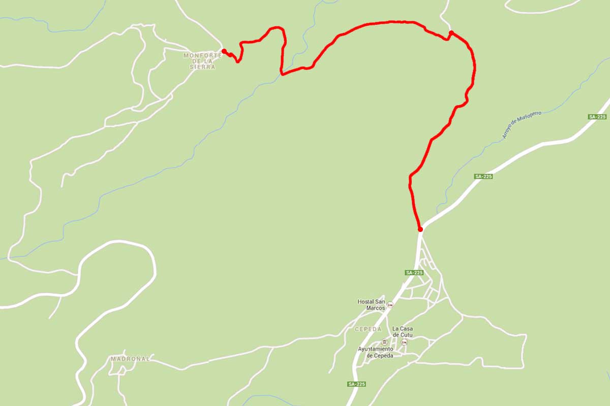 De Monforte de la Sierra a Cepeda