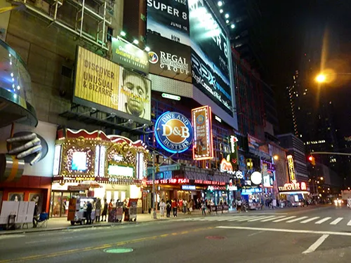 Foto de la avenida de Broadway en Nueva York