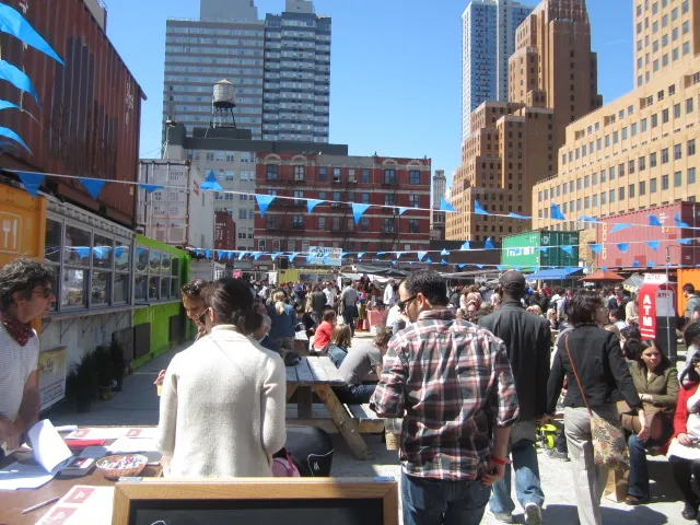 Foto del mercado Dekalb Market de Nueva York