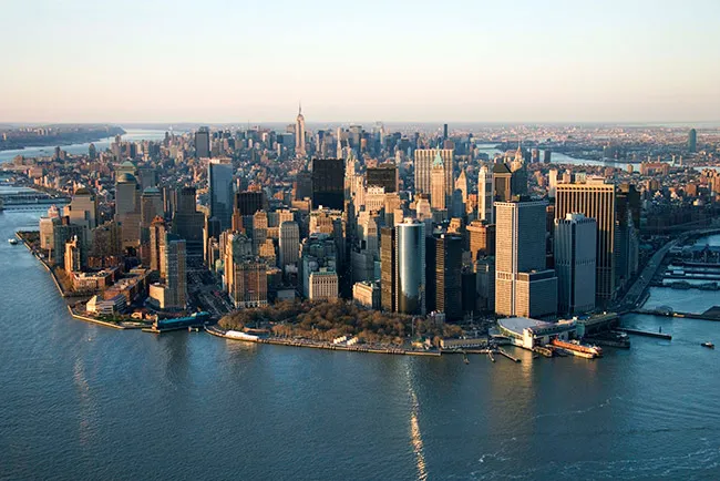 Foto aérea de Nueva York
