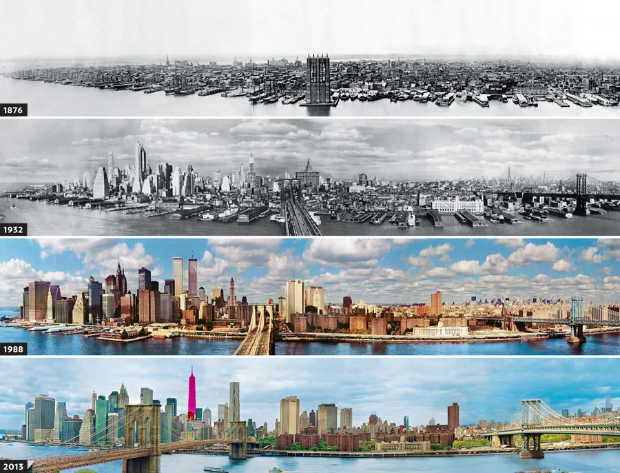 Evolución de la ciudad de Nueva York en fotos