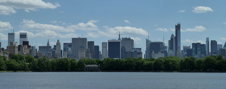 Central Park con el Skyline de Nueva York al fondo