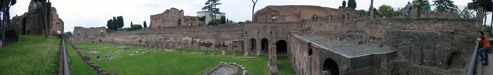 Panorámica del Interior del Palatino