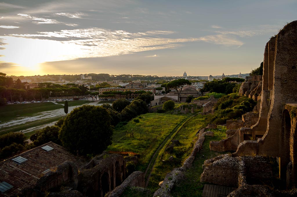 Vistas de Roma desde el Palatino